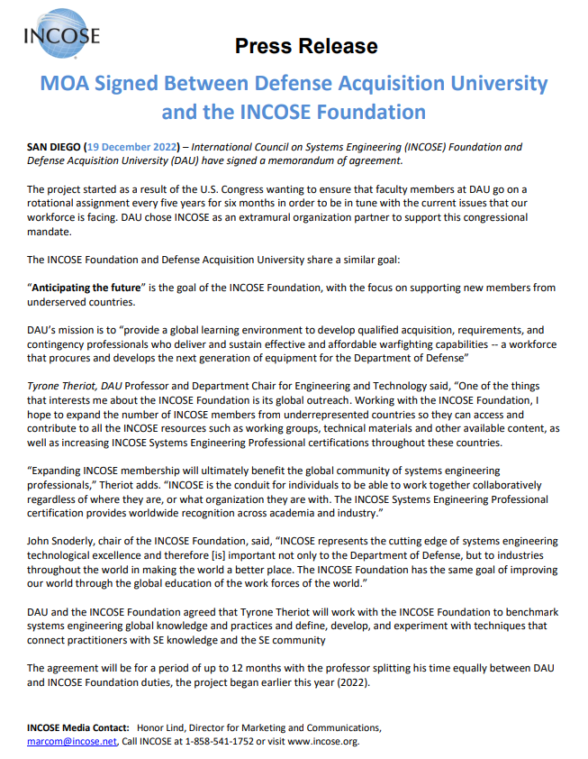 INCOSE Foundation